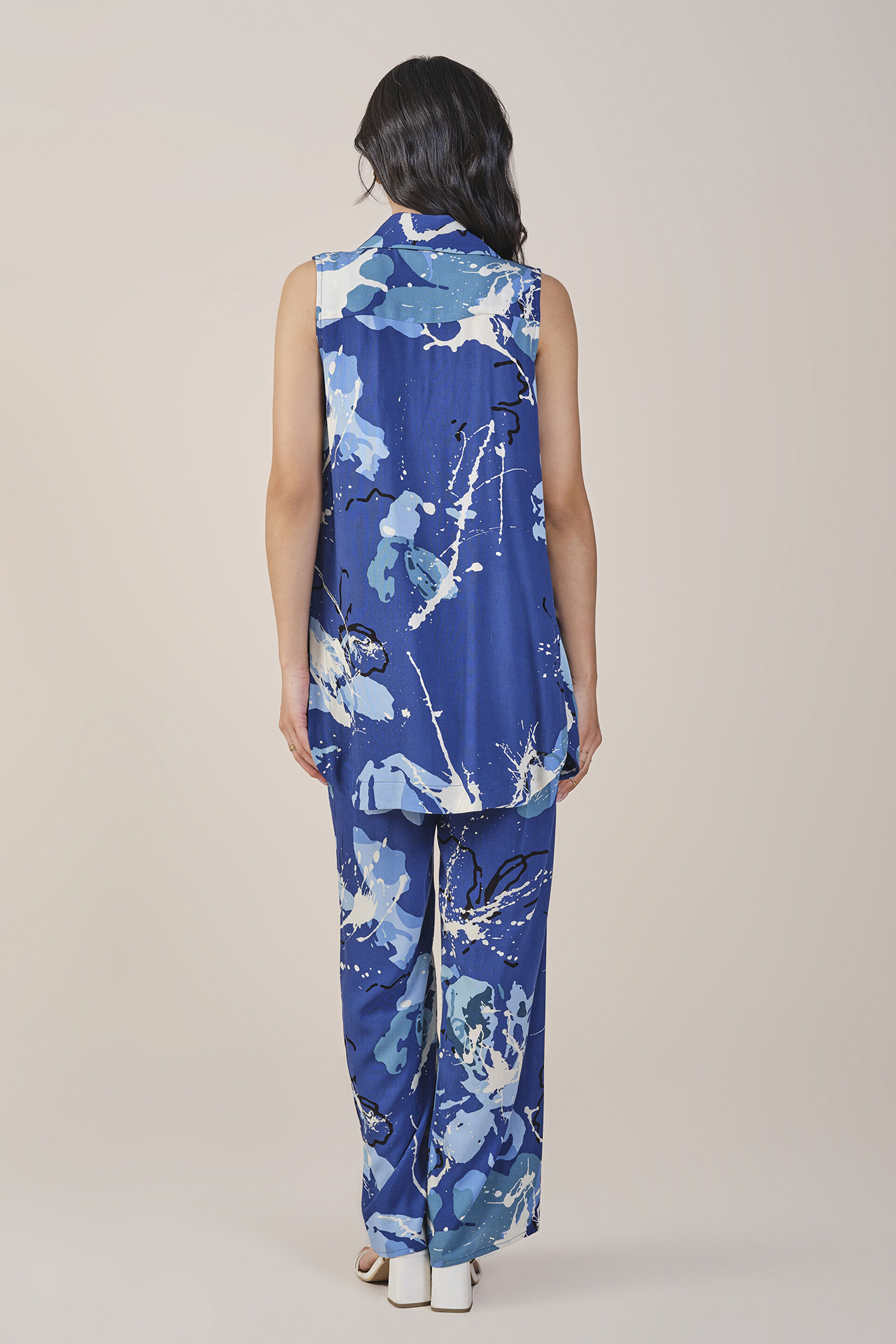 Dose of Blue Viscose Coord Set, Multi Color, image 4